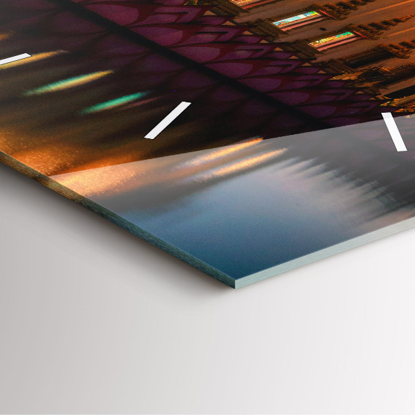 Horloge murale carrée Temple à Bangkok