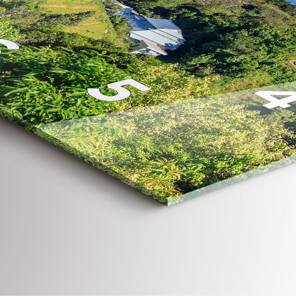 Horloge murale carrée Parc national de Chiang Mai