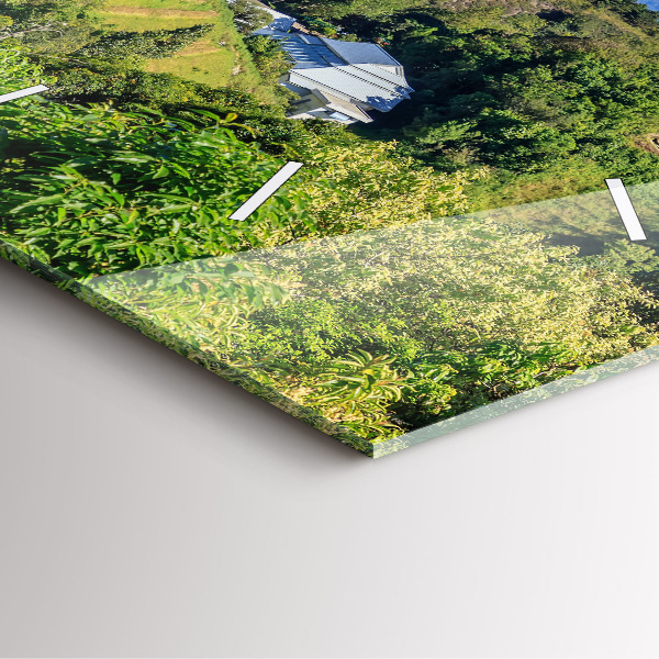 Horloge murale carrée Parc national de Chiang Mai