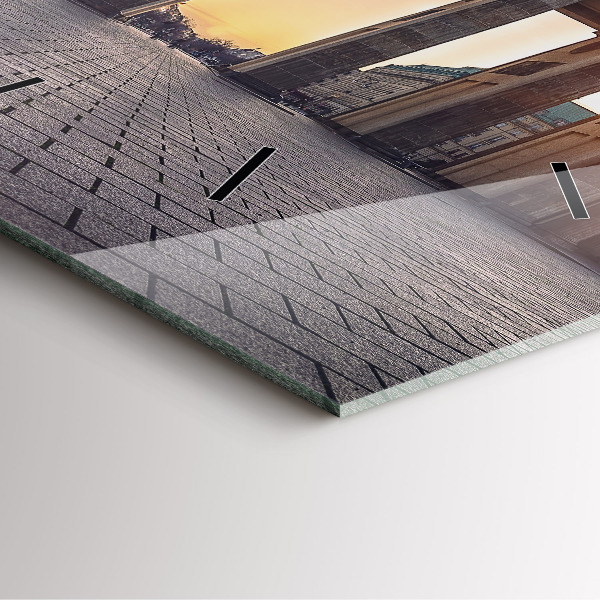 Horloge murale carrée Porte de Brandebourg