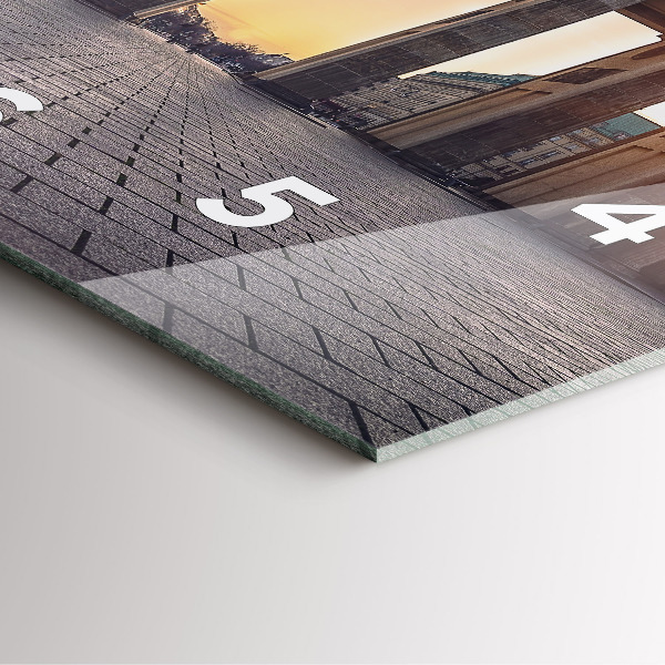 Horloge murale carrée Porte de Brandebourg