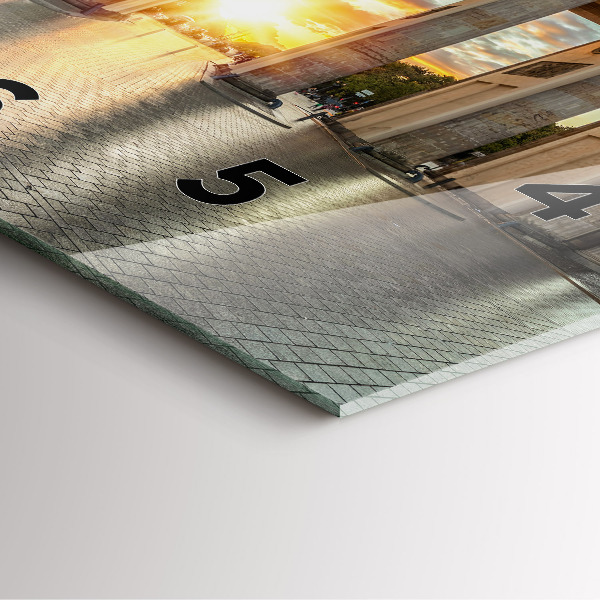 Horloge carrée en verre Porte de Brandebourg à Berlin