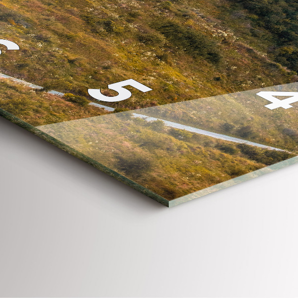 Horloge carrée en verre Château de Spiš en Slovaquie