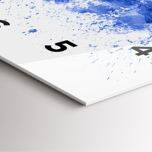 Horloge murale carrée Aquarelles de San Antonio