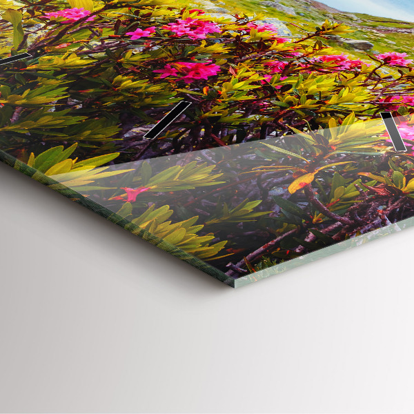 Horloge murale carrée Glacier du Mont Blanc à Chamonix