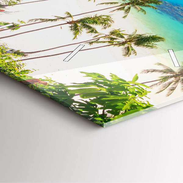 Horloge murale carrée Parc national de Thaïlande