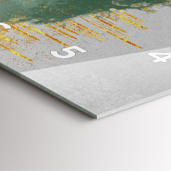 Horloge murale carrée Motif décoratif