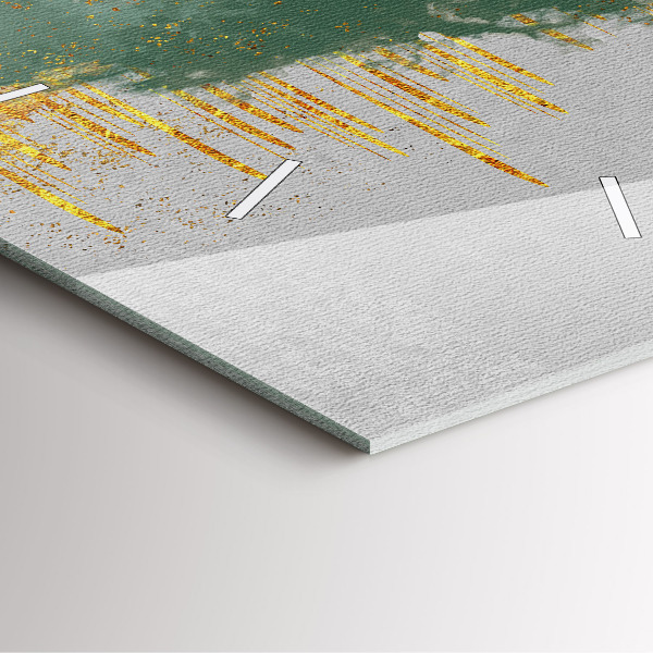 Horloge murale carrée Motif décoratif