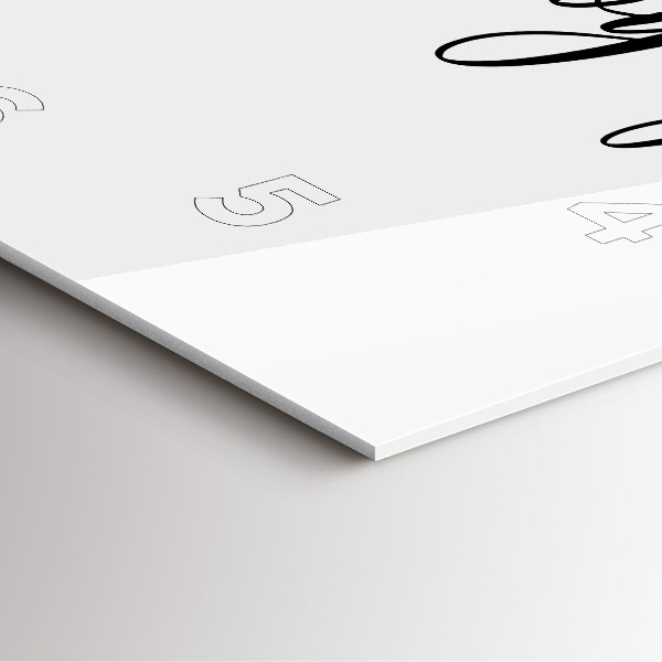 Horloge murale carrée 'L''inscription Bon voyage'