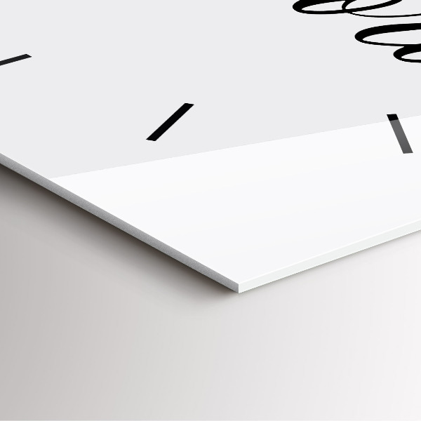 Horloge murale carrée 'L''inscription Souvenirs'