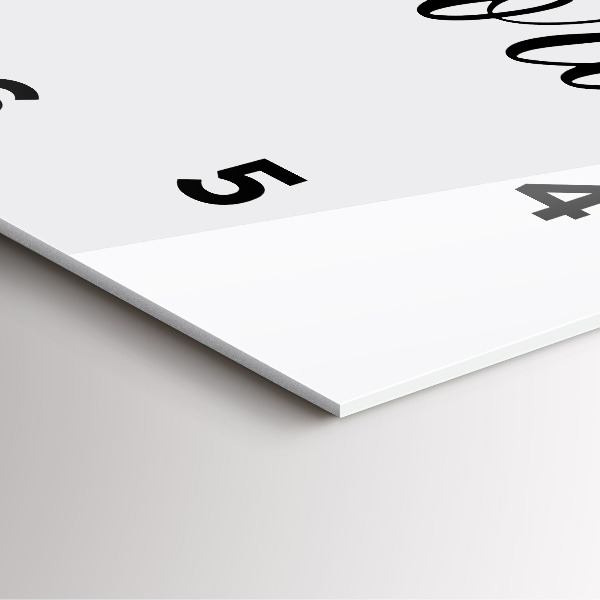 Horloge murale carrée 'L''inscription Souvenirs'