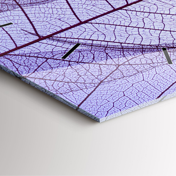 Horloge murale carrée Feuilles – nature