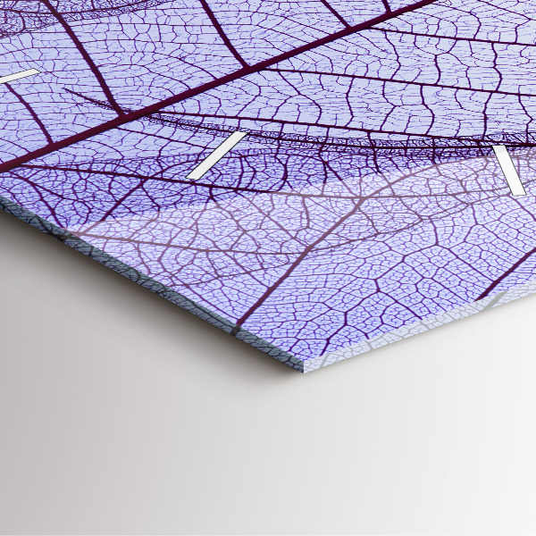 Horloge murale carrée Feuilles – nature