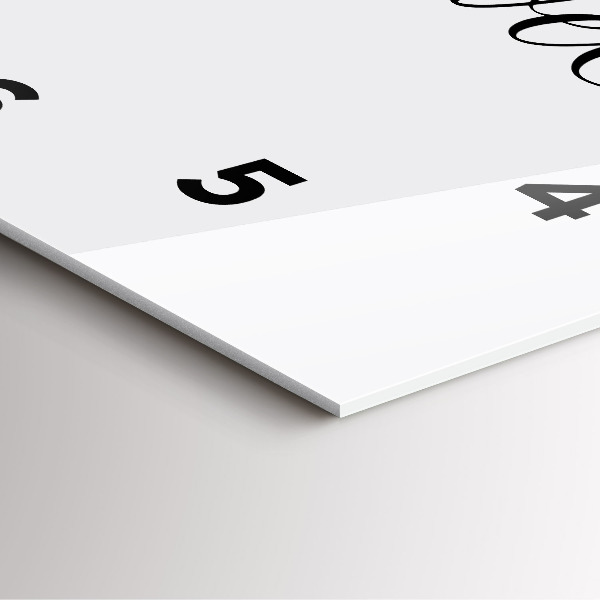 Horloge murale carrée 'L''inscription Voyage'