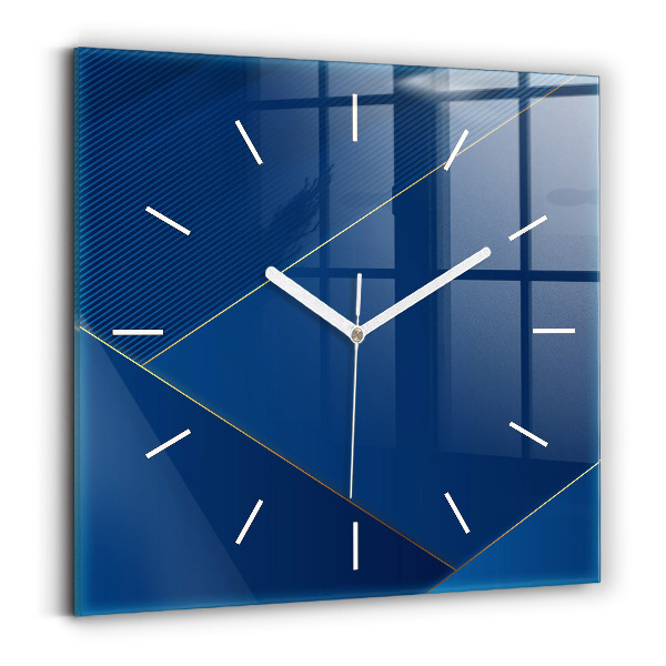 Horloge murale carrée Abstraction décorative