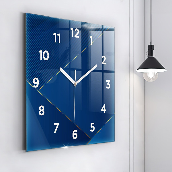 Horloge murale carrée Abstraction décorative