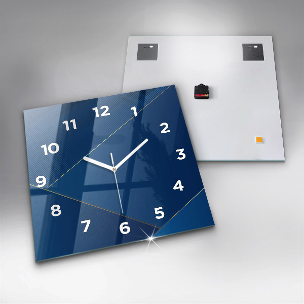 Horloge murale carrée Abstraction décorative