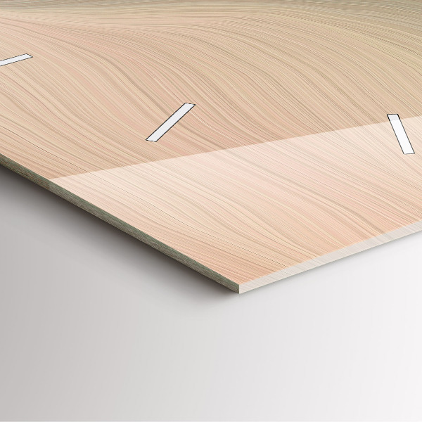 Horloge murale carrée Abstraction des vagues