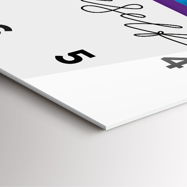 Pendule carrée en verre 'L''inscription Sois toi-même'