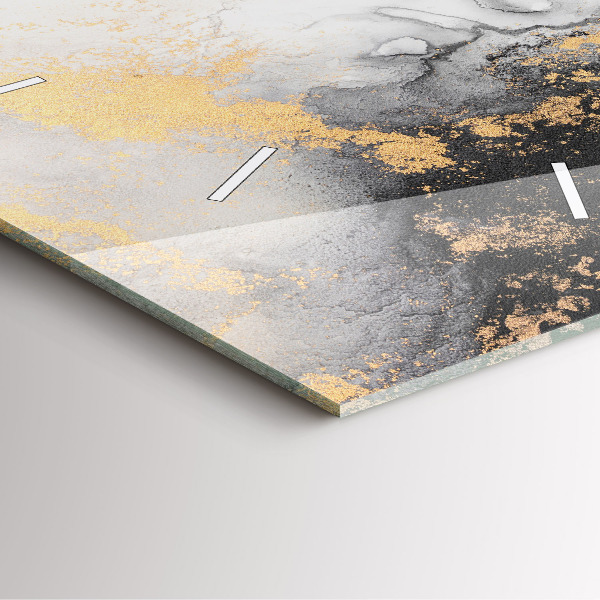 Horloge murale carrée Marbre artistique