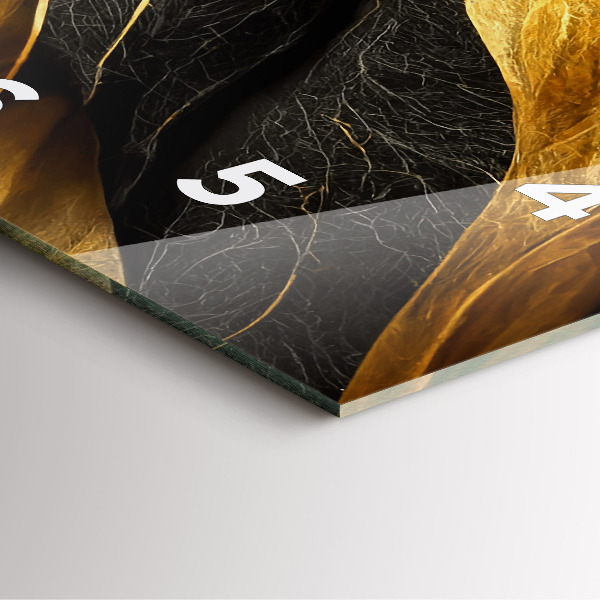 Horloge murale carrée Abstraction élégante