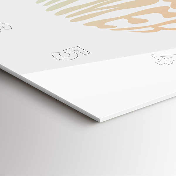 Horloge murale carrée 'Bonjour l''été !'