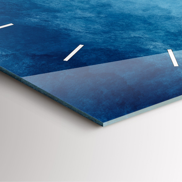 Pendule carrée en verre Eau de captage