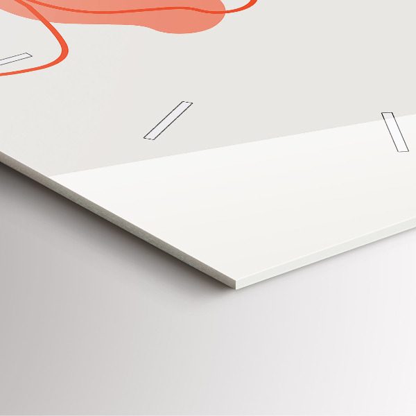 Horloge murale carrée plantes hawaïennes