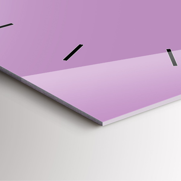 Horloge murale carrée Lilas