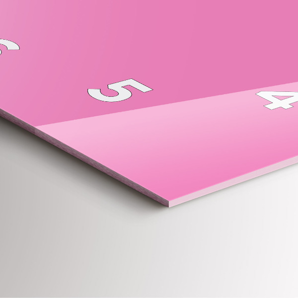 Horloge murale carrée Rose