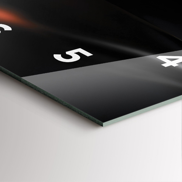 Horloge murale carrée Abstraction