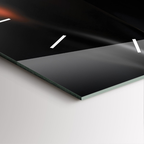 Horloge murale carrée Abstraction