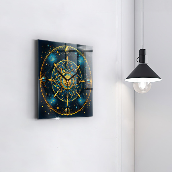 Horloge murale carrée Horloge horoscope