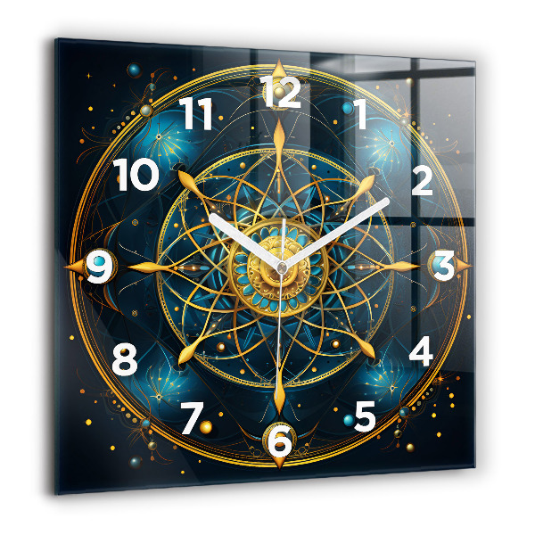Horloge murale carrée Horloge horoscope