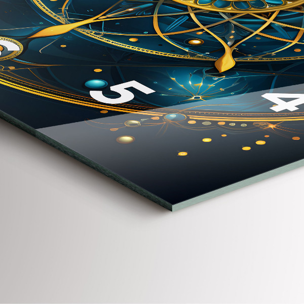 Horloge murale carrée Horloge horoscope