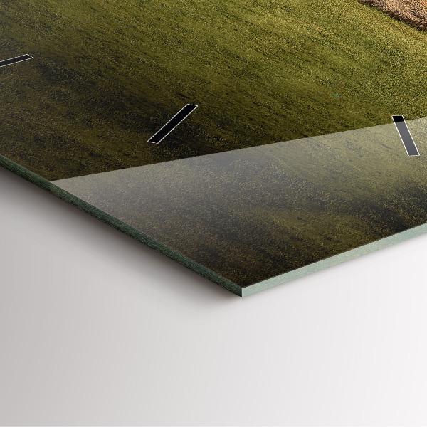 Horloge murale carrée Nimbostratus de Stonehenge