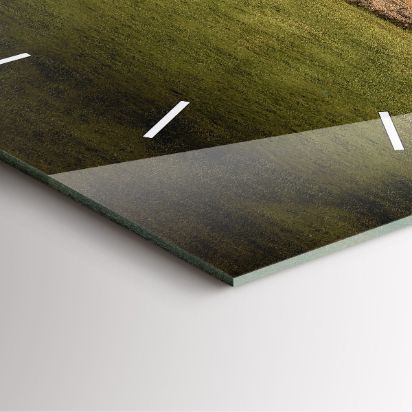 Horloge murale carrée Nimbostratus de Stonehenge