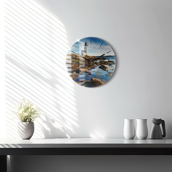Horloge ronde 'Phare d''Annisquam'