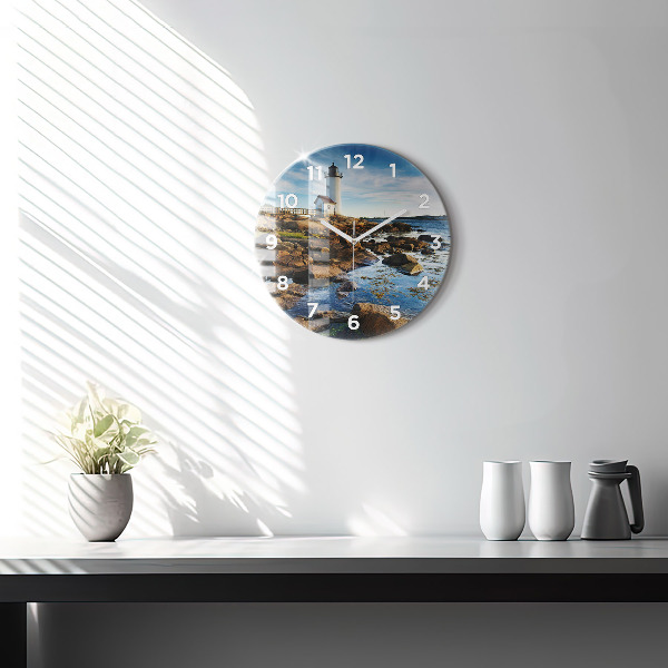 Horloge ronde 'Phare d''Annisquam'