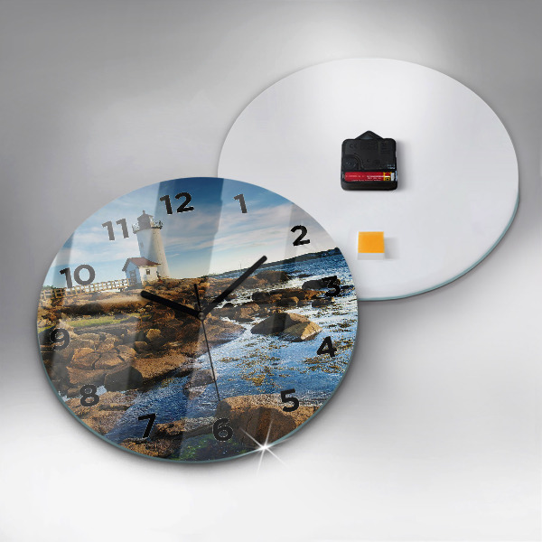 Horloge ronde 'Phare d''Annisquam'