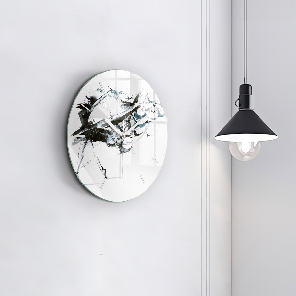 Horloge ronde Femme dansant le ballet