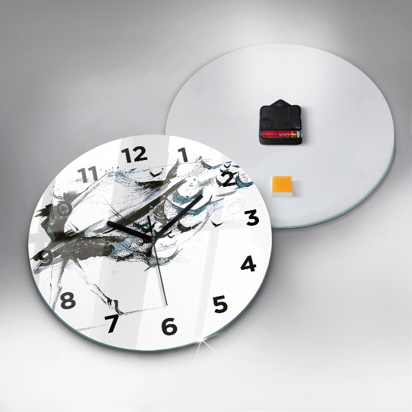 Horloge ronde Femme dansant le ballet