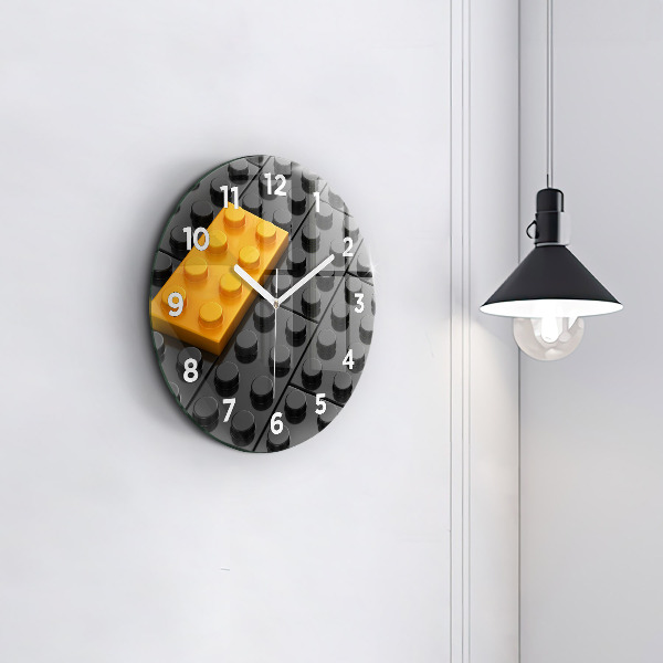 Horloge ronde Blocs de jouets