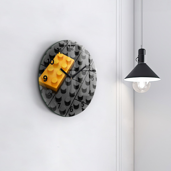 Horloge ronde Blocs de jouets