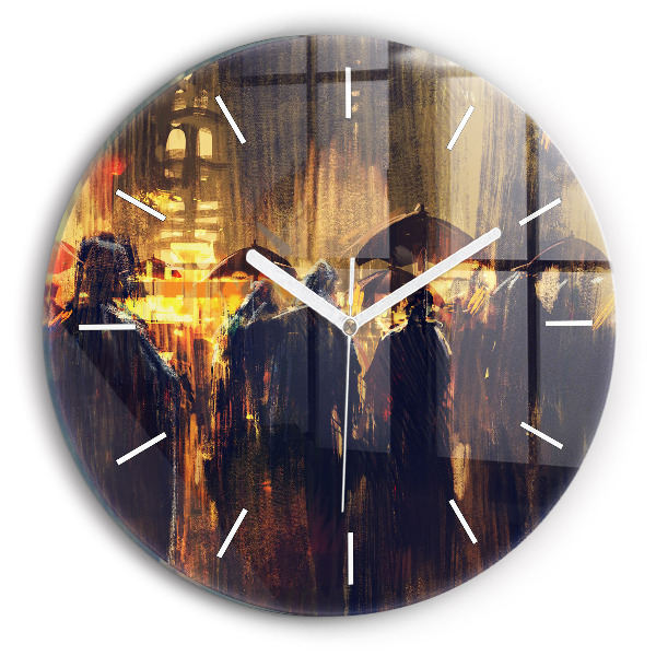 Horloge ronde 'L''impressionnisme dans l''art Place du Marché'