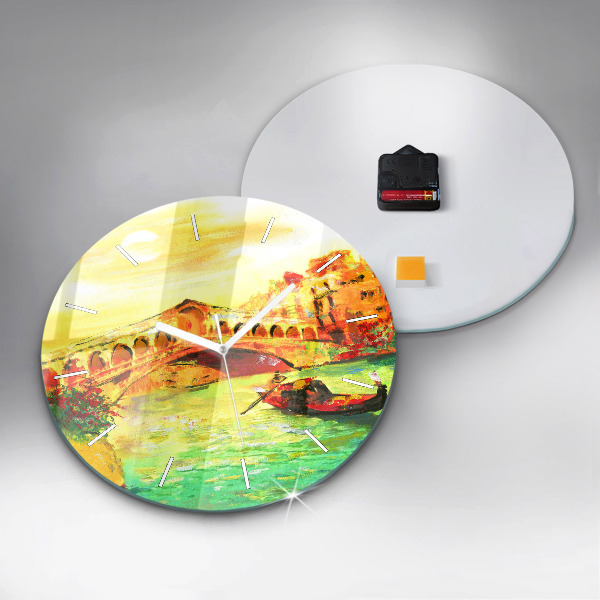 Horloge ronde Pont du Rialto à Venise