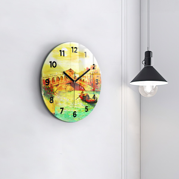 Horloge ronde Pont du Rialto à Venise