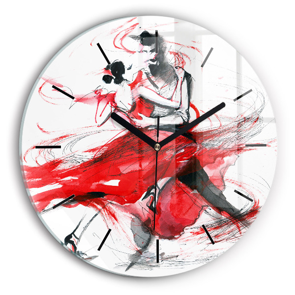 Horloge ronde Couple dansant