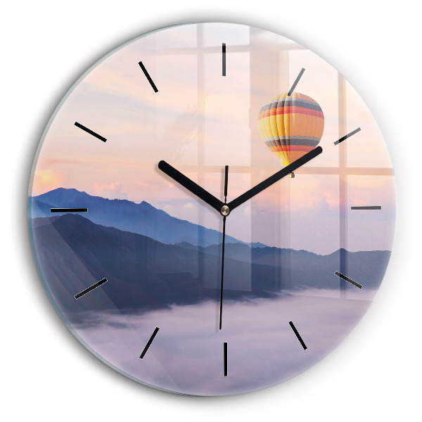 Horloge ronde Beau paysage