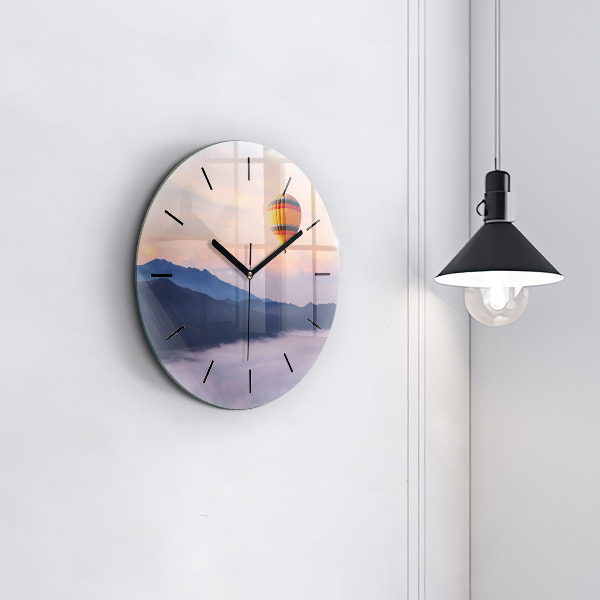 Horloge ronde Beau paysage